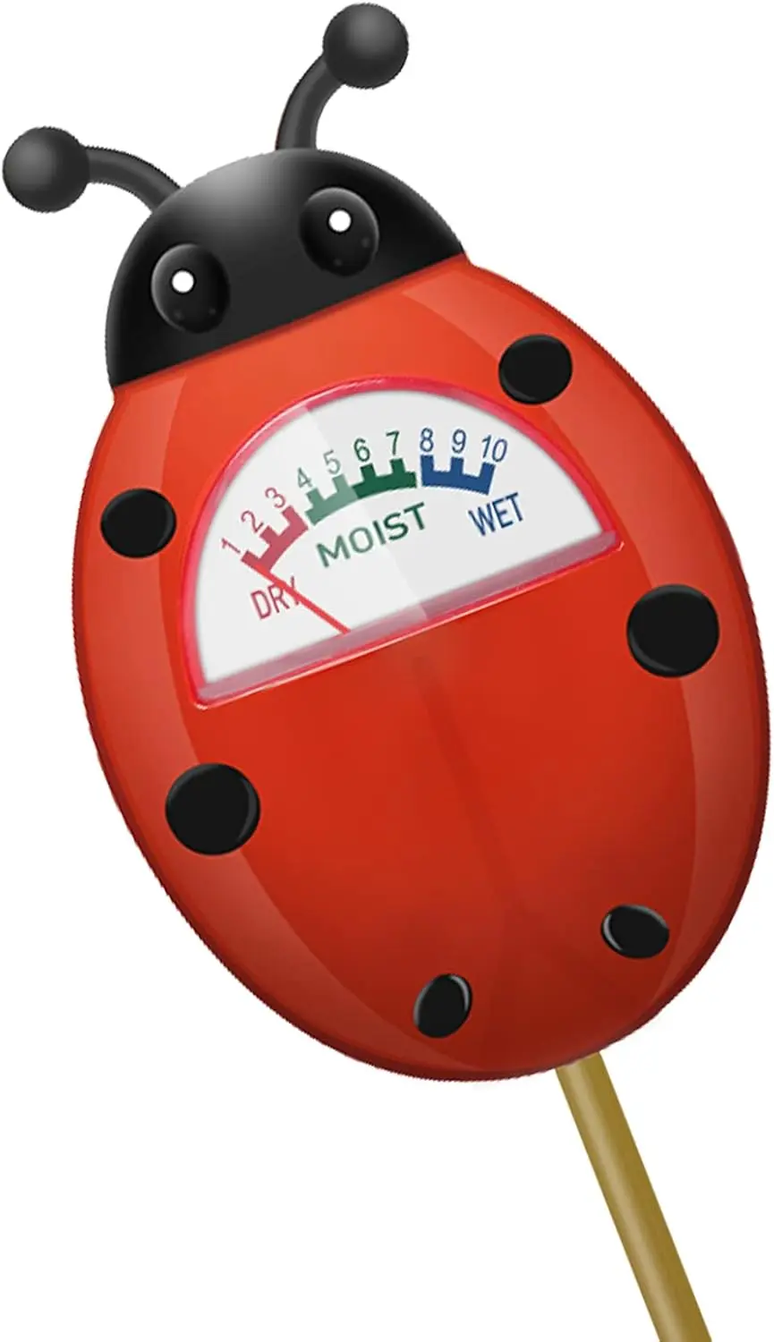 

Soil Moisture Meter, Plant Water Monitor for Garden, Farm, Lawn, Indoor & Outdoor Use, No Batteries Needed