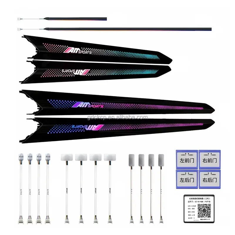 high quality 18 Lights T-ROC Dynamic Symphony Ambient Light Kit For 2018-2022 Volkswagen T-ROC Atmosphere Light Car Upgrade