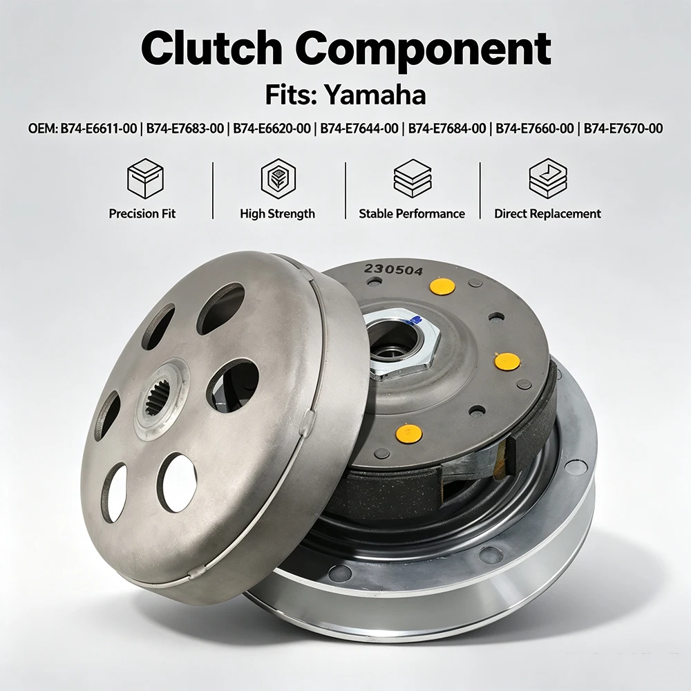 Clutch Parts Primary Drive Clutch For Yamaha CZD250 CZD300 X-max 250 300 Tech Max MWD300 Tricity 300 Evolis 300 B74-E6611-00