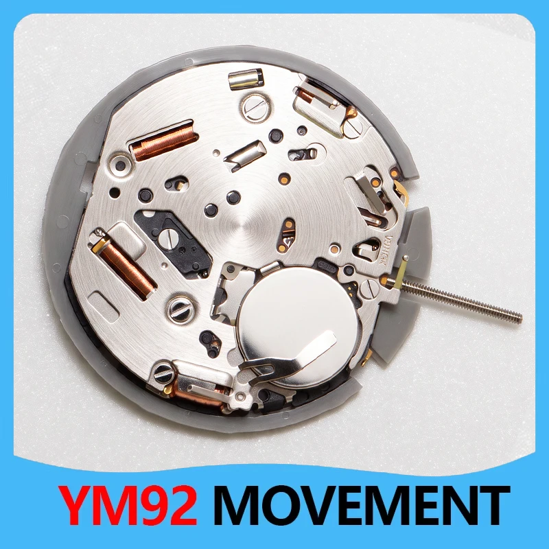 Japan's new original YM92 movement YM92A quartz movement white calendar 3-point watch accessories