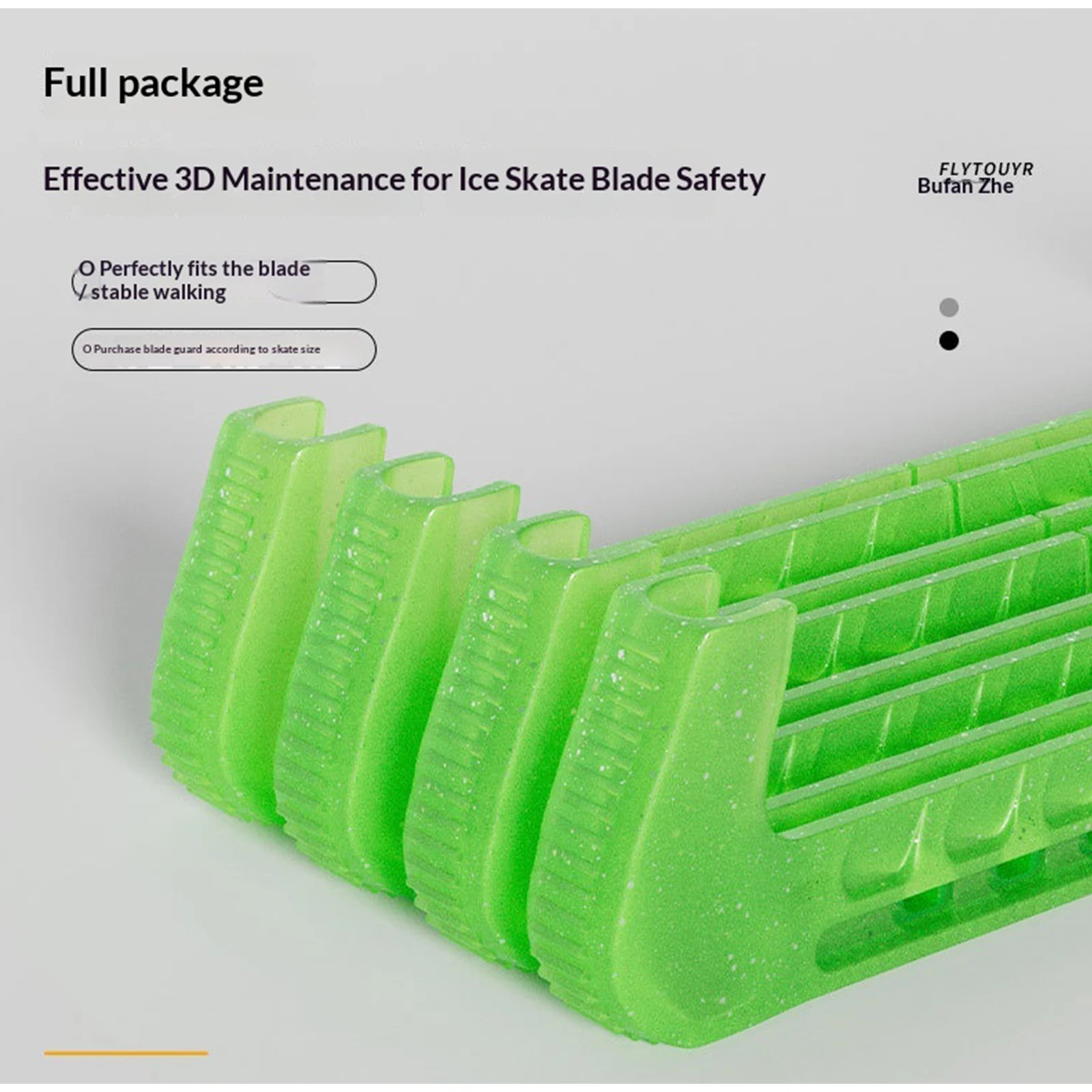 

Защитные чехлы для лезвий коньков из износостойкого ПВХ с эффектом кристаллического желе, цветные, для хоккейных и фигурных коньков