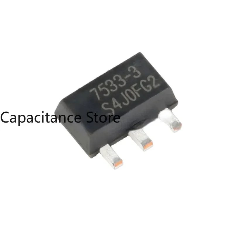 10PCS Original Genuine HT7533-3 SOT-89 3.3V/100mA LDO Chip.