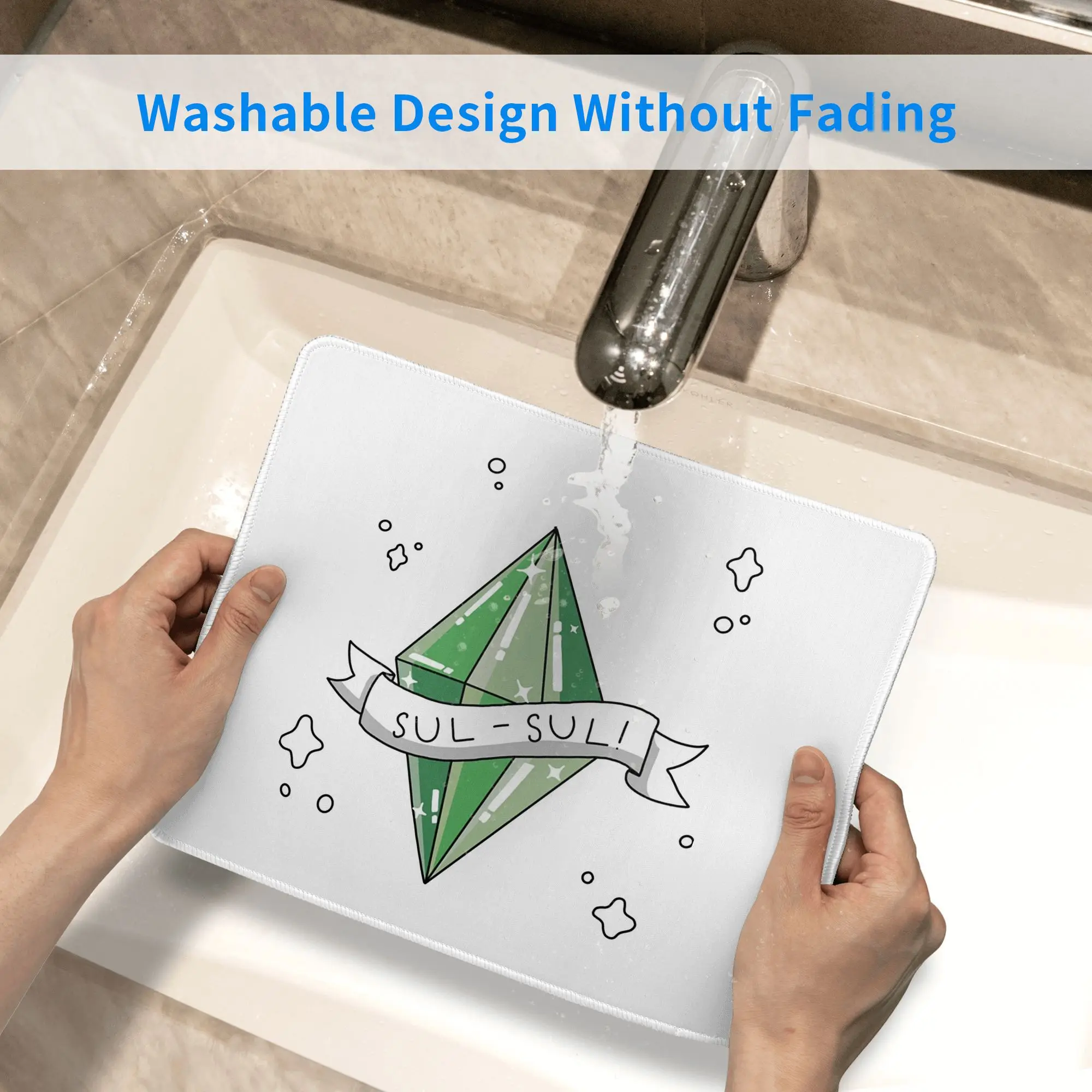 Sims 3 من Eva Kiseleva Mouse Pad Computer Keyboard Mouse Mat Gaming PC Laptop Desk Mat Office Accessories Table Mats