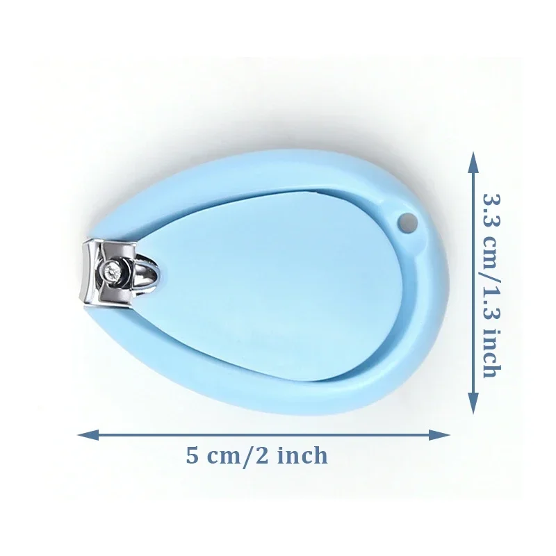 vvocci  Baby Nail Cutters Light Kids Care Tools Finger Toe Trimmer No Odor Nail Clippers Anti-fallNail Clipper Healthy Infant - view 5