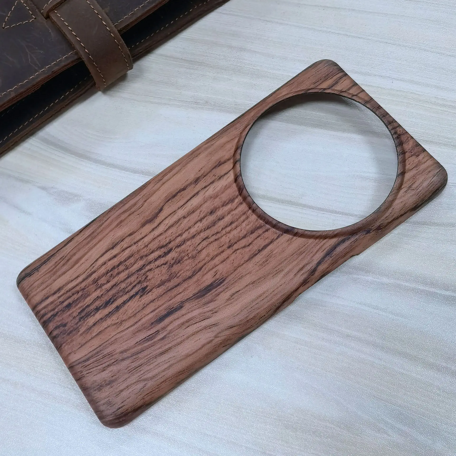 Suitable for OPPO Findx6pro lightweight back cover aramid fiber wood neutral pure color simple protective cover