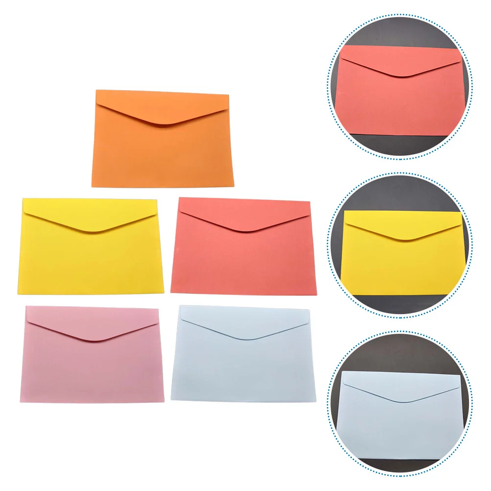 

50 Pcs Envelope Budget Envelopes Greeting Cards Wedding Business Paper Postcard Key