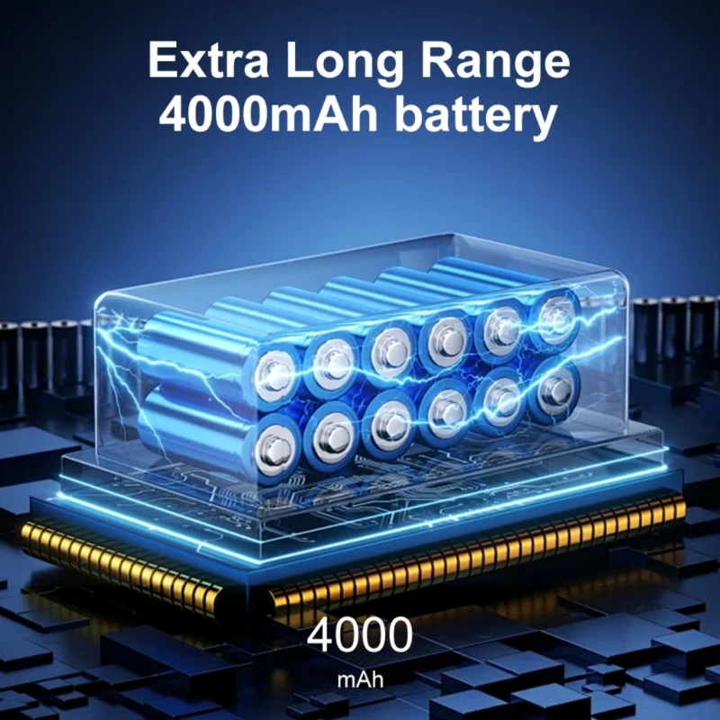 Blower Blower 105000 دورة في الدقيقة من هواء الهواء مع 5 فوهات قابلة للتبديل خفيفة الوزن #2