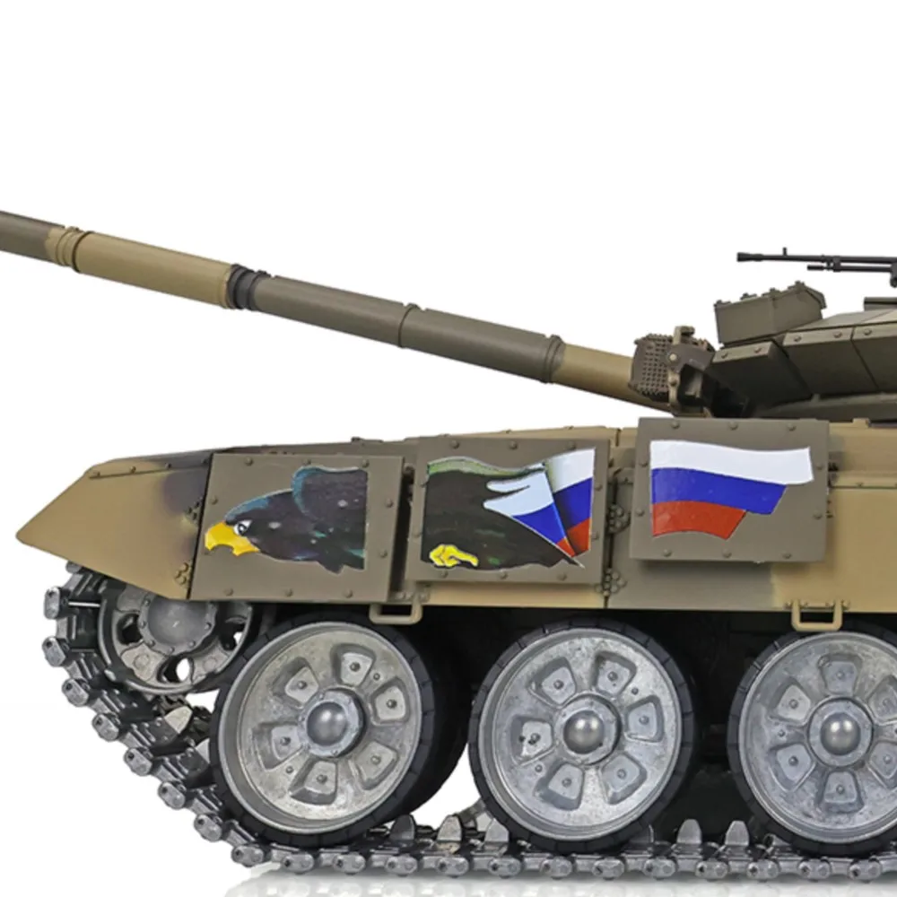 

HENG LONG 1/16 Scale RC Tank Model 7.0 Russia T90 3938 360° Turret Metal Tracks RC Toys Customized Gift Radio Control Panzer