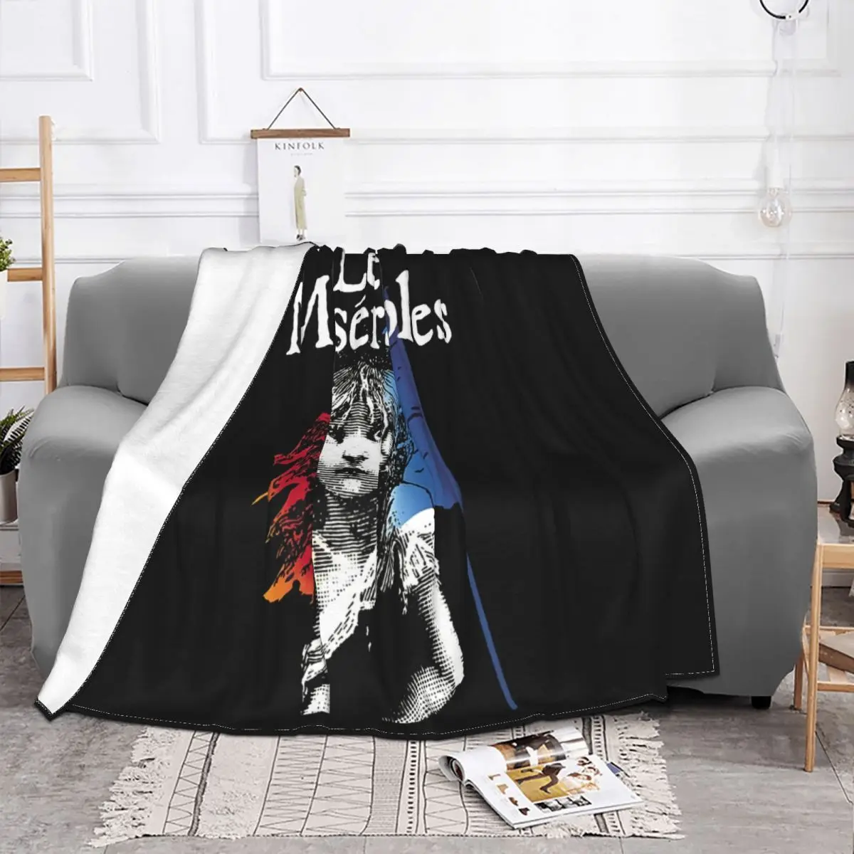 New Les Miserables Broadway Show Musical Mens Black Size S To 3Xl Band Homme Natural Pure Wholesale Throw Blanket