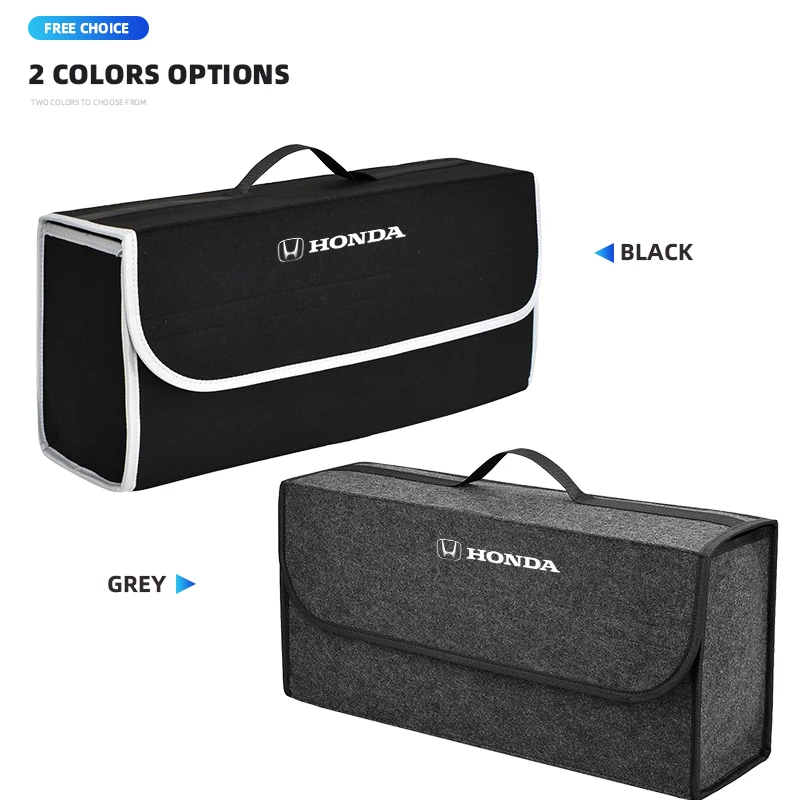 منظم صندوق السيارة صندوق تخزين ناعم لسيارة Honda Civci FIT CRV Accord Jazz HRV Dio Stepwgn Prelude Odyssey City CRX Pilot #2