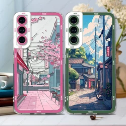 Phone Case For Samsung Galaxy A13 A14 A22 A24 A50 A31 A32 A33 A34 A51 A52 A53 A54 A71 A72 A73 Soft Cover Beautiful Landscape Art