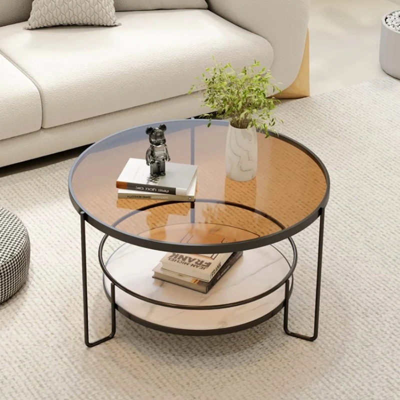 Luxury Easthetic Salon Coffee Table Glass Minimalist Occasional Patio Coffee Table Nordic Commercial Mesas De Jantar Furniture