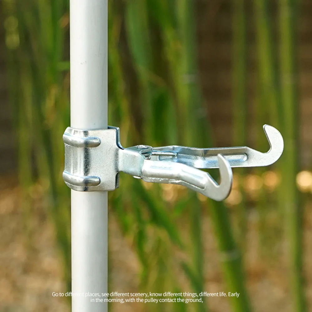 

Hook Metal Iron Clip Tent Accessories Clip Lamp Hanger Outdoor Light Hanging Hook Tent Hook Canopy Pole Lamp Hanging Clip