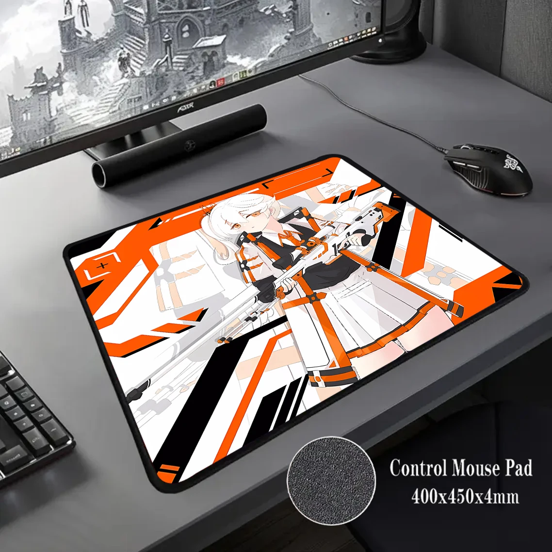 Game CSGO Printing Control Mousepad Gaming Professional Mause Pad PC Premium Mouse Mat 40x45cm Keyboard Pads Office Deskmat