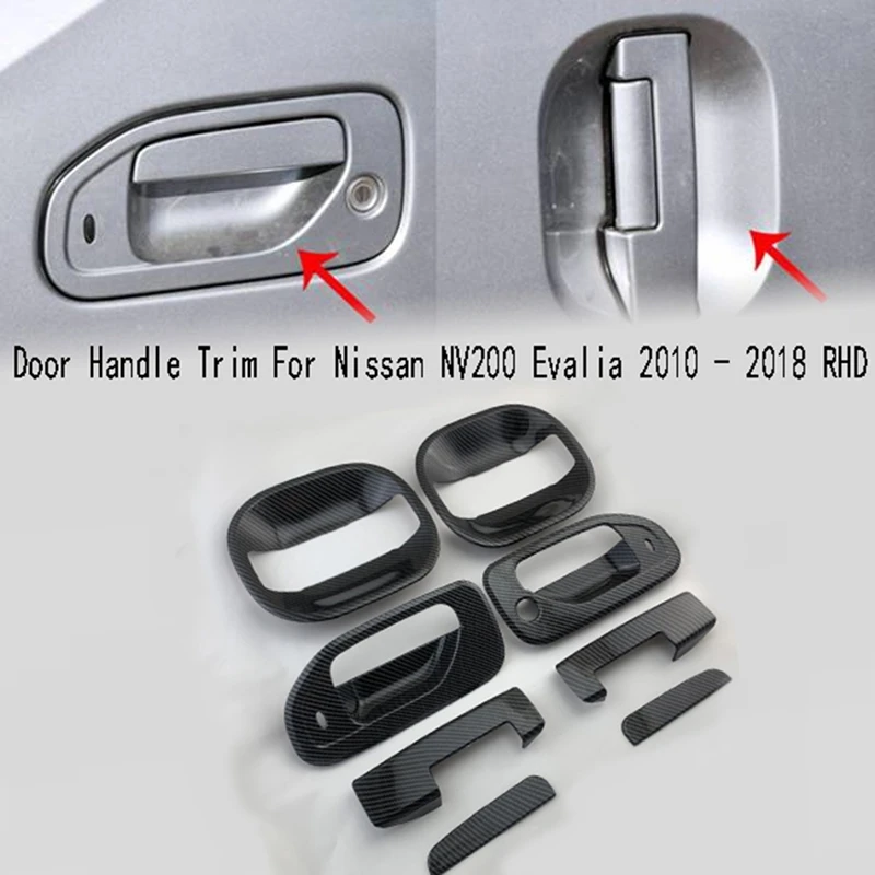 Door Handle Trim For Nissan NV200 Evalia 2010 - 2018 RHD Door Handles Bowl Cover