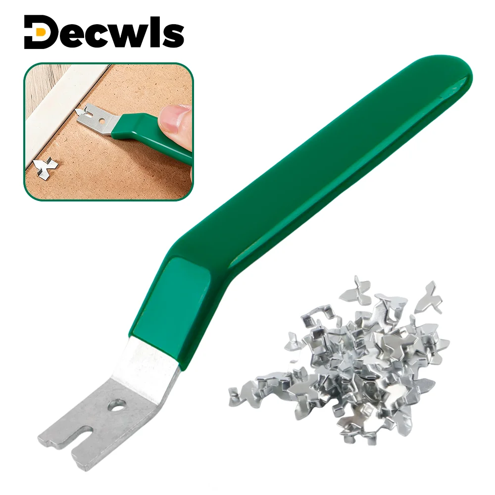 Magnetic Tip Glazier Point Driver, For One-Handed Use, With 50 Glazing Points, For Window Glazing, Picture Frames, Backing Clips