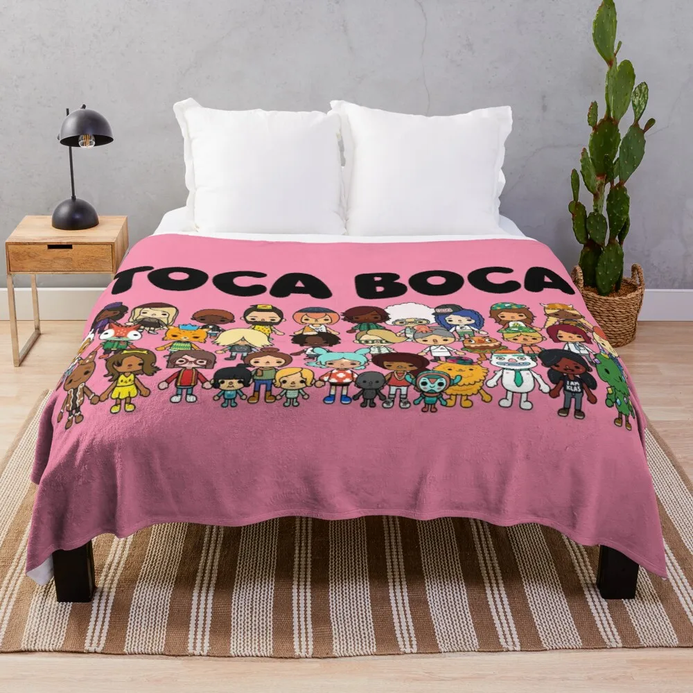 Toca Boca New Collection Throw Blanket Thin Blankets Stuffed Blankets