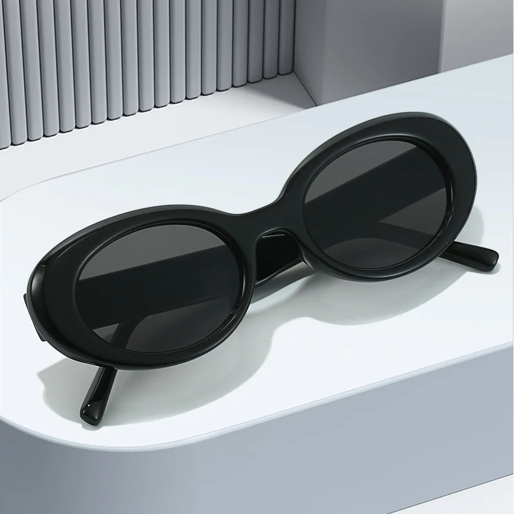 Trendy Fashionable Oval Small Frame Sunglasses for Women & Men  Chic Eyewear  Stylish Shades Cool Sunglass for Every Occasion