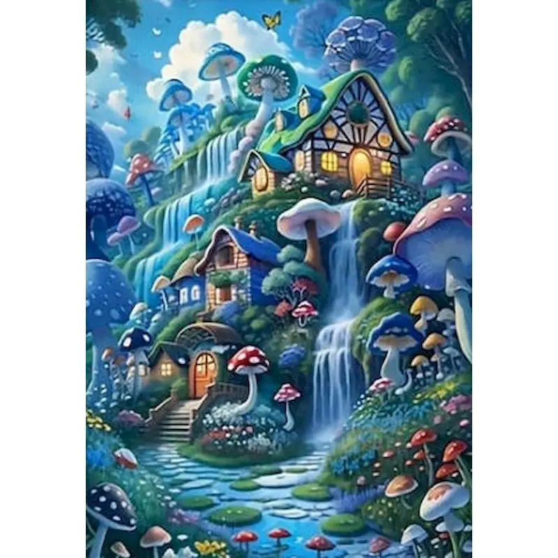 

GATYZTORY Diy Oil Painting By Numbers Landsape Acrylic Paint Modern Wall Art Frameless Hand Painted Canvas For Home Decor