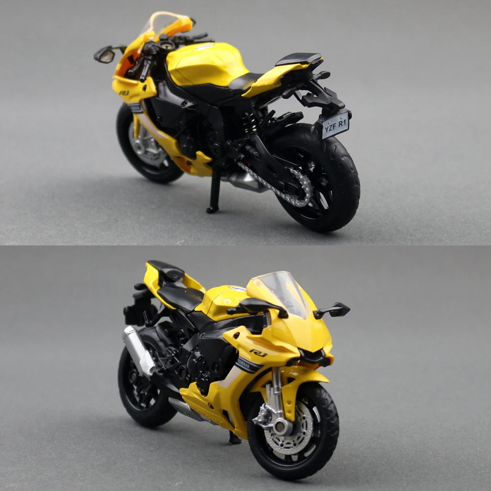 子供のためのミニチュアメタルモデル,1:18,ヤマハYZF-R1,スーパー