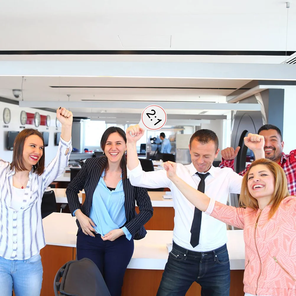 5 Pcs Score Board Handheld White Scoreboard Whiteboard Scoring Single Side Write Foam Student DIY Blank Writing