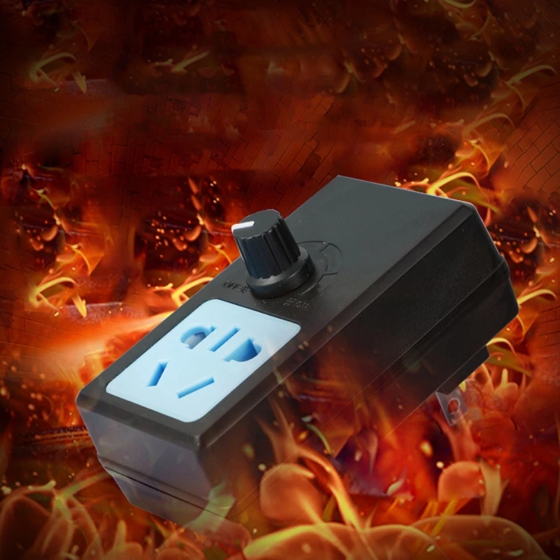 電圧表示付き100V-240V～50V-220Vの調整可能な出力電源アダプタ