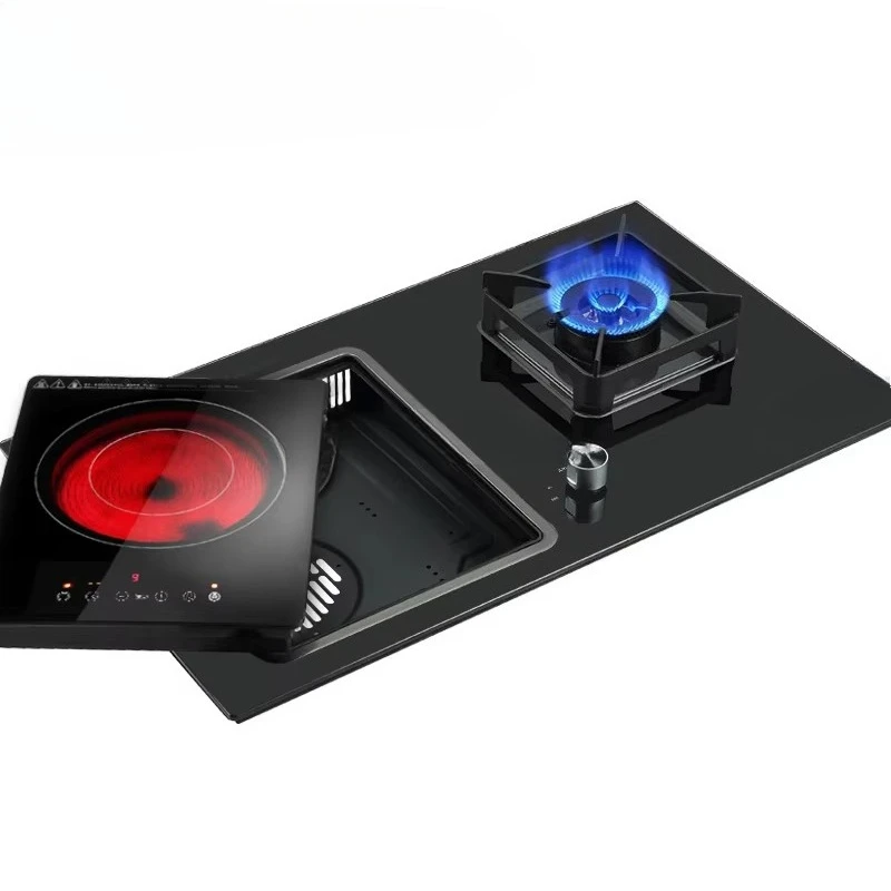 High Quality Hot Sale Double burner Built-in Home Kitchen Appliance Gas Cooker Cooktops Gas Stove and Infrared Ceramic Cooker