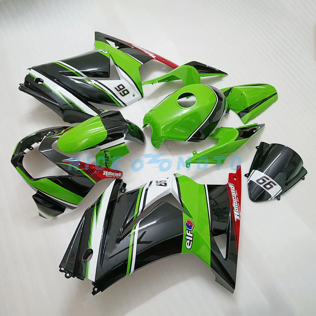 Fairing kit for Ninja 250R 08-14 EX250 2008 2014 Green Black White Fairings set ZX250R 2009 2011 2010 2012 2013