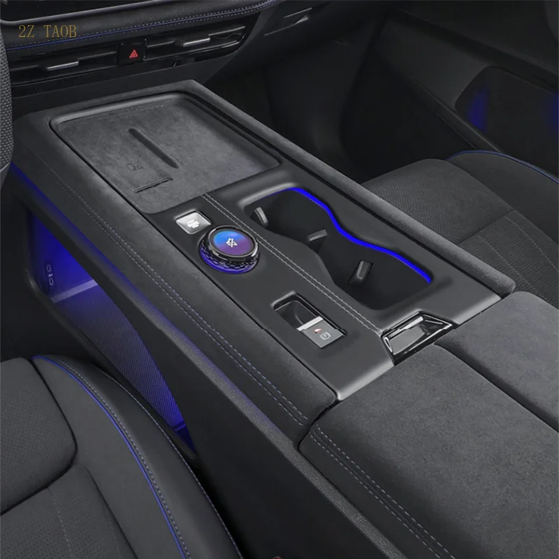 Fit For Volkswagen Teramont PRO 2025 Car Center Console Water Cup Holder Decoration Cover Trim Stickers