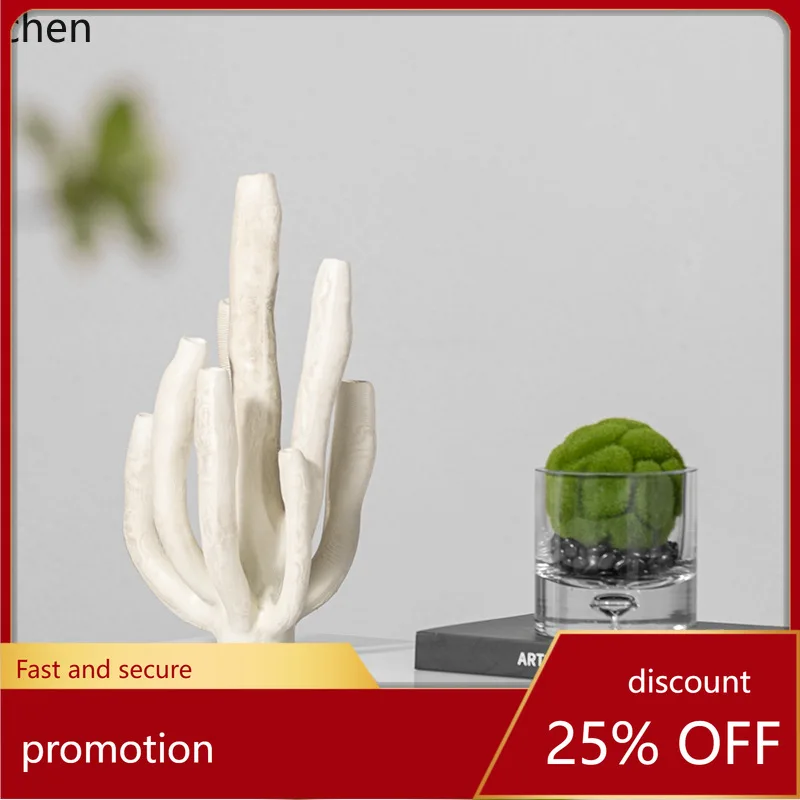 YFY Creative Seaweed Irregular Cactus Art Craft Decoration Ornament High-end Accessories for Wall Niche Study Cabinet