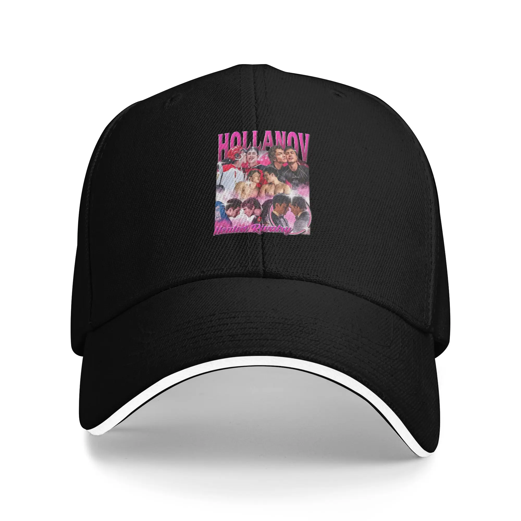 Hot Sale Hollanov Hockey Romance Vintage Baseball Cap  Windproof Men's Panama Hat  Long Journey Men's Panama Hat