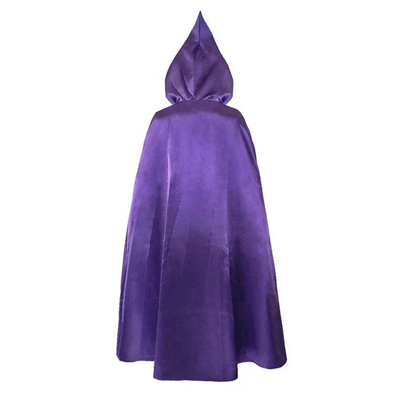 Costume de cosplay Super-héros Teen Titans Raven 2026 pour femme, combinaison noire avec cape à capuche violette, pour fête d'Halloween TRZ5Z