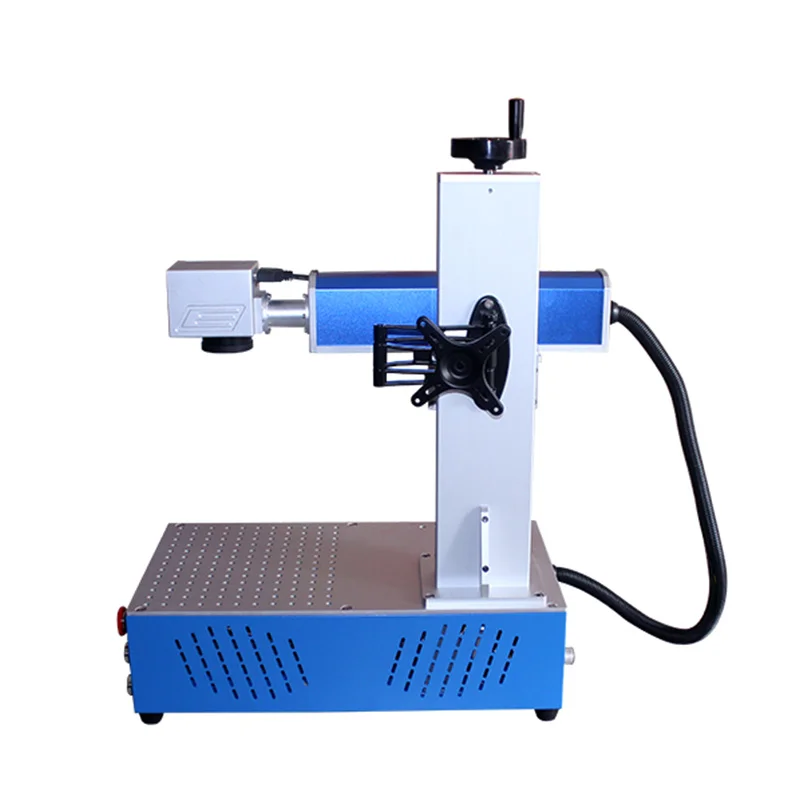 Supporta DXF MAX 20w/30w/50w Mini Desktop All-in-One Macchine per incidere portatili per marcatura di fibre Raffreddamento ad aria Ezcad