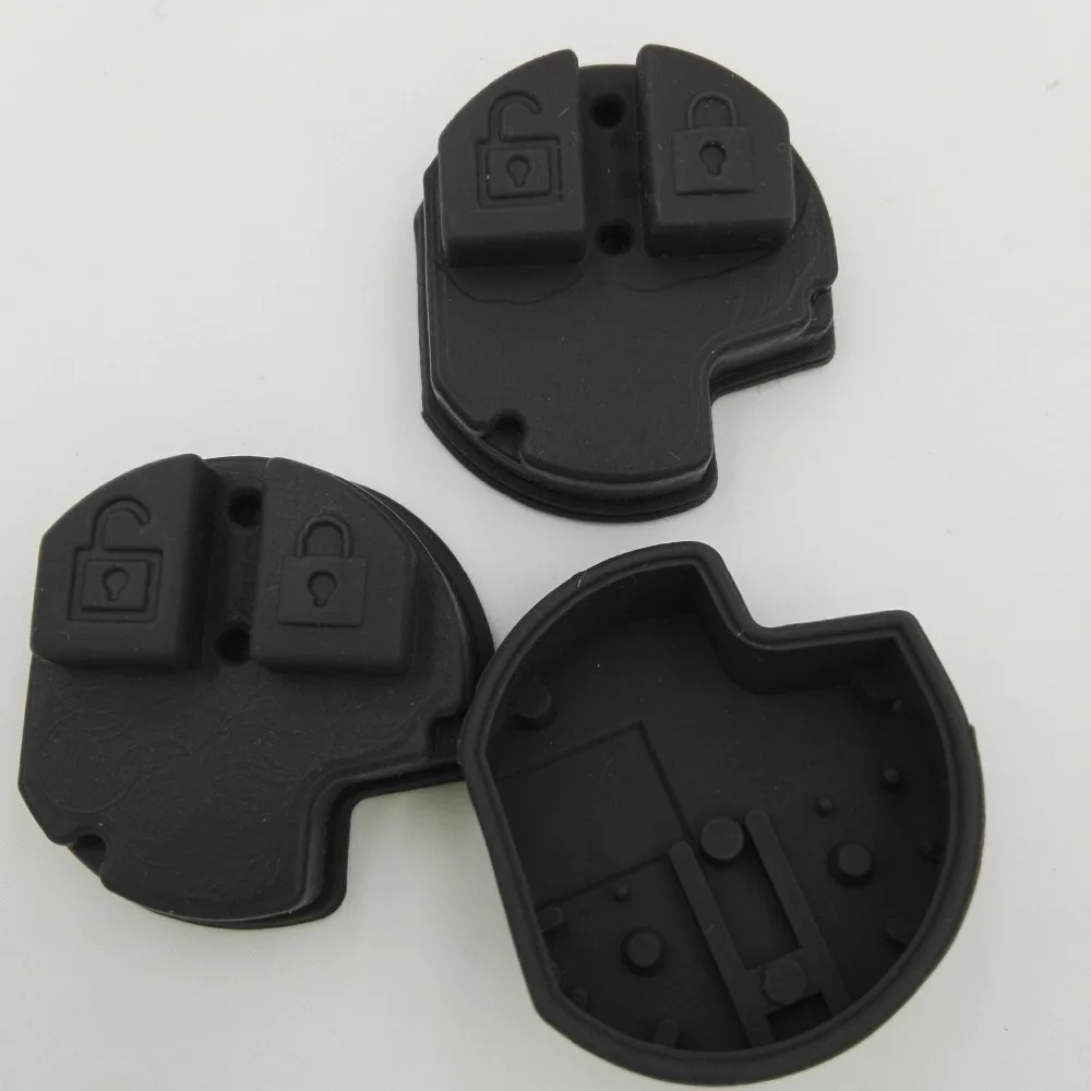 Pulsante di ricambio in gomma per telecomando Fob per Suzuki Grand Vitara Swift Ignis Alto Sx4 Chiave di copertura in silicone per telecomando a 2