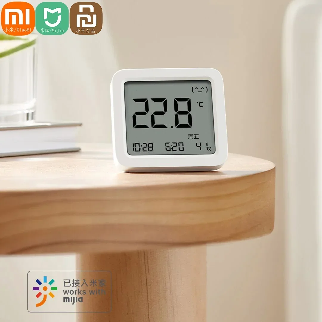 Xiaomi mijia inteligentny termometr bluetooth 3 drahtlose elektrische digitale higrometr temperatur feuchtigkeit czujnik mi aplikacja domowa