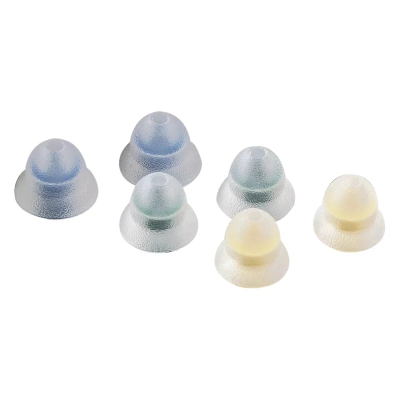 Silicone Eartips Eartips With Pressure Release Griping System Noise-Isolating Eartips Accessories 3 Pairs (S/L/M)