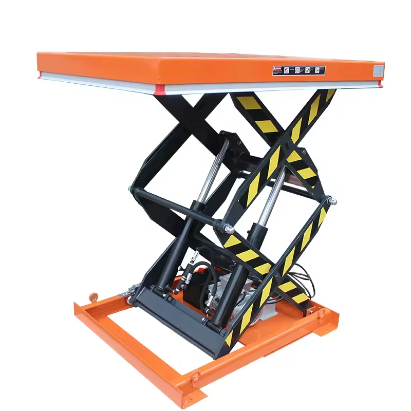 

Lifting platform fixed scissor type single double scissor electric hydraulic lifting stage custom load-bearing lift