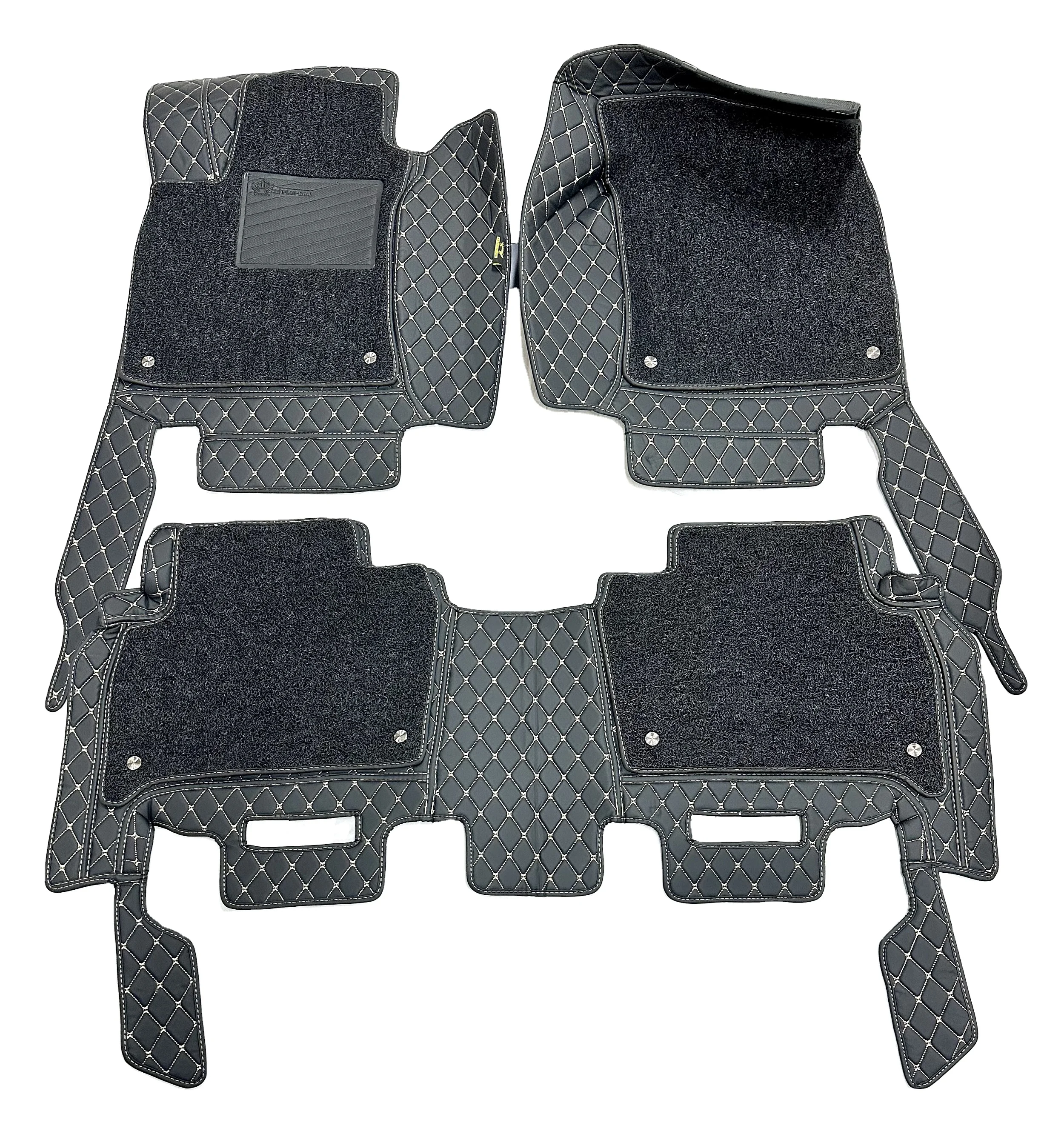 

5D Carpets Customized Waterproof Leather Auto Fussmatte Anti-slip Car Floor Mats for / Tta/honda/b