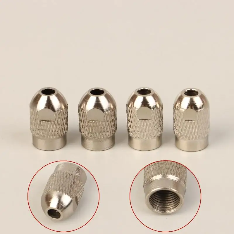 5/10Pcs Neue Edelstahl M7 M8 Muttern Pitch 0,75mm Bohrfutter Spannzangen Bits Schaft Schrauben Ersatz für Dreh Werkzeug