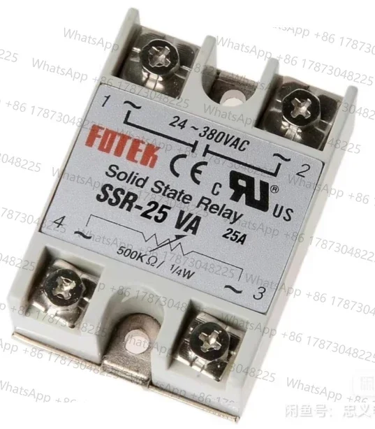 1PC SSR-25VA SSR-25VA-H SSR-40VA SSR-40VA-H  SSR-75VA New Original FOTEK  Solid State Relay Module
