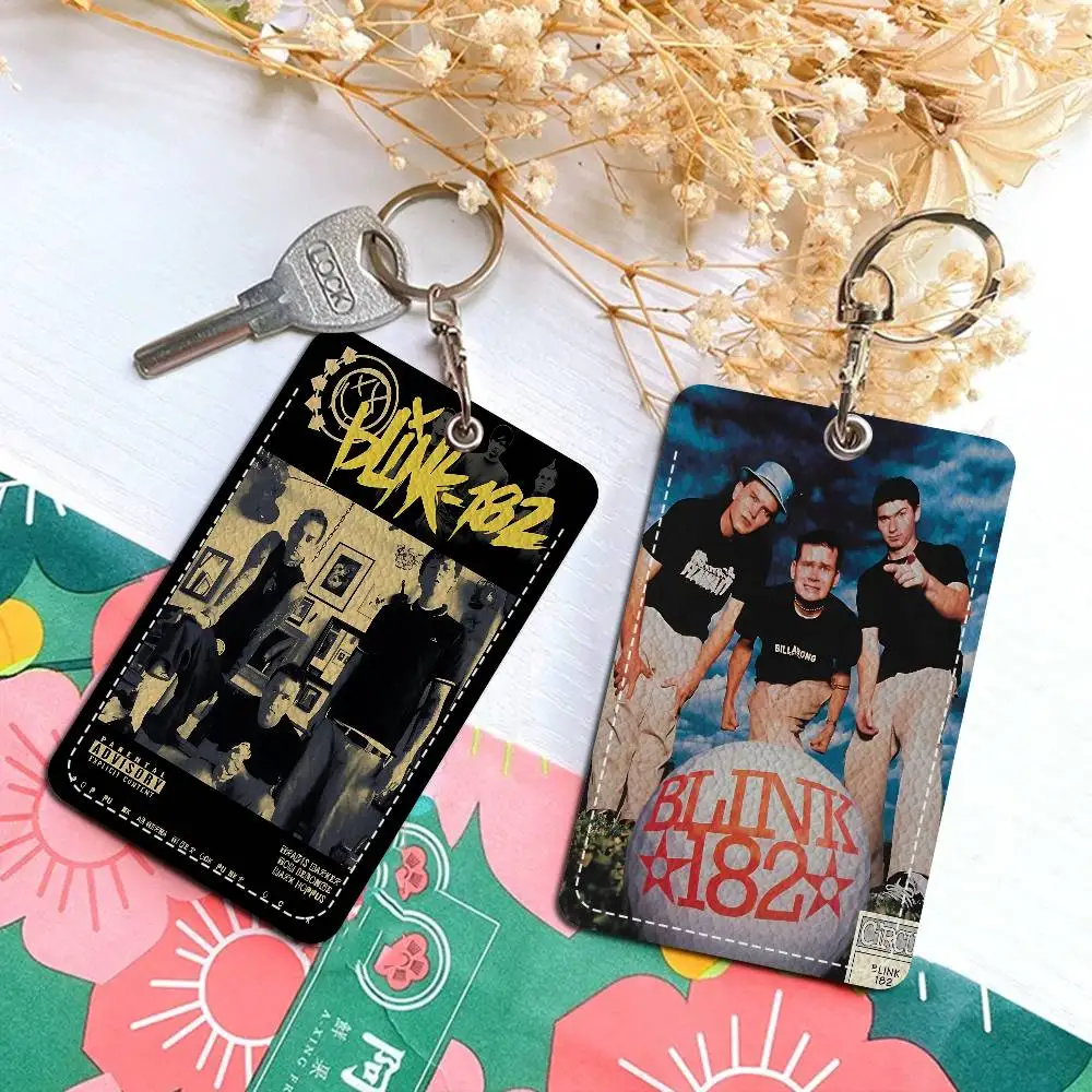 Punk Band Famous B-BLINK-182 singer Card Holder Suitable for Bank Business Work Card Holder Credit ID Card Badge Bag Holder