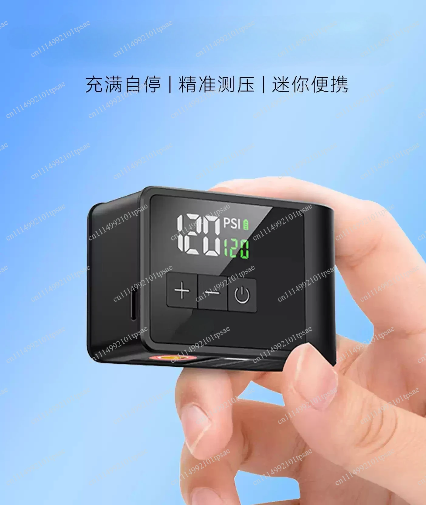 Mini bicycle air pump portable tire inflator high pressure compact small