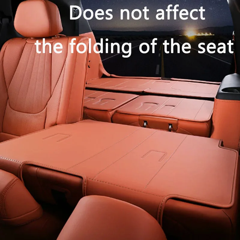 For BYD Sealion 8 Atto 8 2025-2026 Car Leather Trunk Mat Scratch Prevention Boot Cover Tray Pad Protect Interior Accessorie