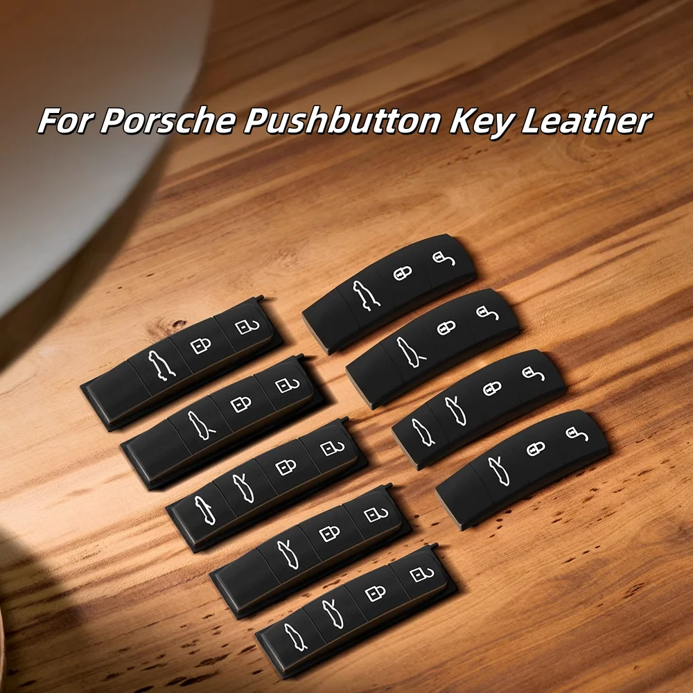 

Car Key Shell Key Pad Replacement Rubber Button Pad Replace for Porsche Cayenne 9YA Panamera 718 Taycan 911