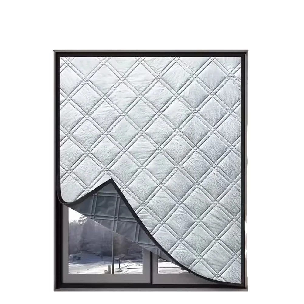 Winter Windproof Thermal Blind For Living Room - Sound Insulating Embossed Curtain 90x150cm, Warm Accessories