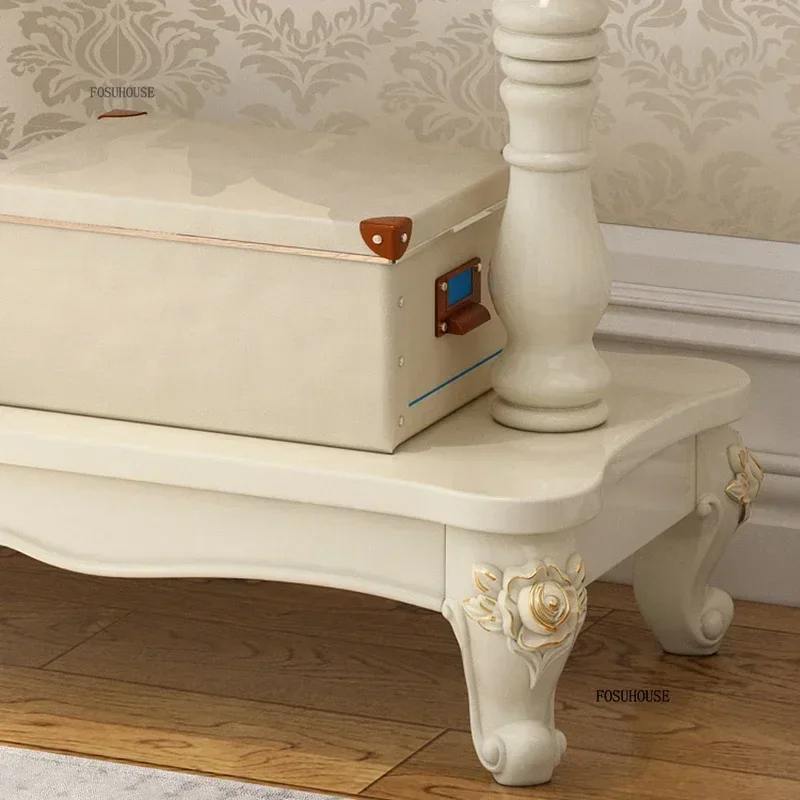 الأمريكية خشب متين معطف رفوف المنزلية غرفة نوم معطف الرف ضوء رف الملابس الفاخرة الرجعية أثاث غرفة المعيشة شماعات ملابس #4