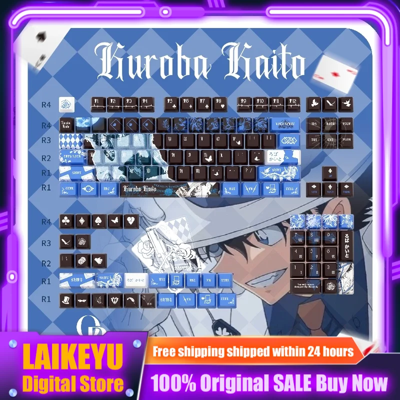 Kidd Theme Keycap Animation anime Mechanical Keyboard Factory High PC Gaming Keyboard  Accessorie Collection Gift Keycap