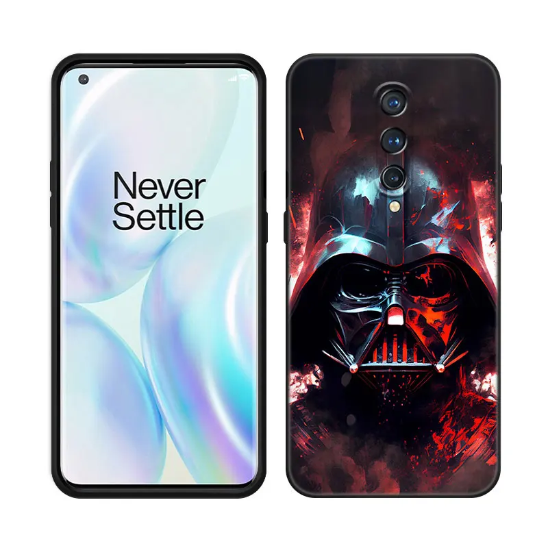 S-Star W-Wars Black Silicone Phone Case For OnePlus 9R 10R 11R 12R ACE 2 Pro 2V 3V Nord CE 2 3 Lite 4 N10 N20 N30 SE 5G