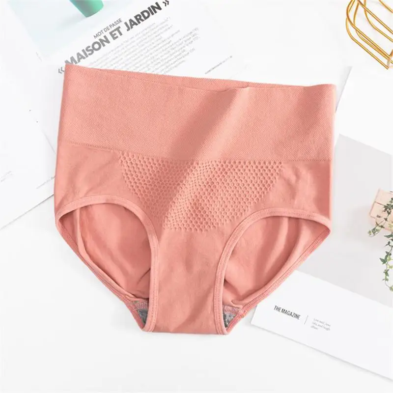 

Women's High Waist 3D Honeycomb Ultra-thin Comfortable Breathable Antibacterial Seamless Cotton Crotch Panties Accessories