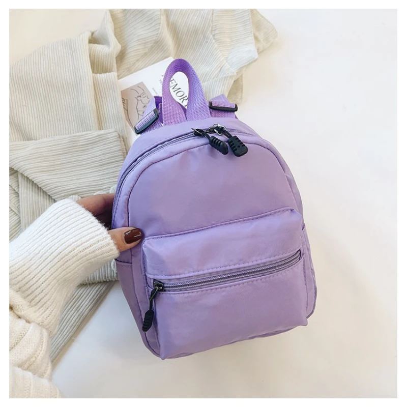 حقائب ظهر نسائية صغيرة تريند نايلون حقيبة نسائية حقائب مدرسية صغيرة حقيبة ظهر بيضاء للفتيات المراهقات حقيبة ظهر كاجوال عصرية